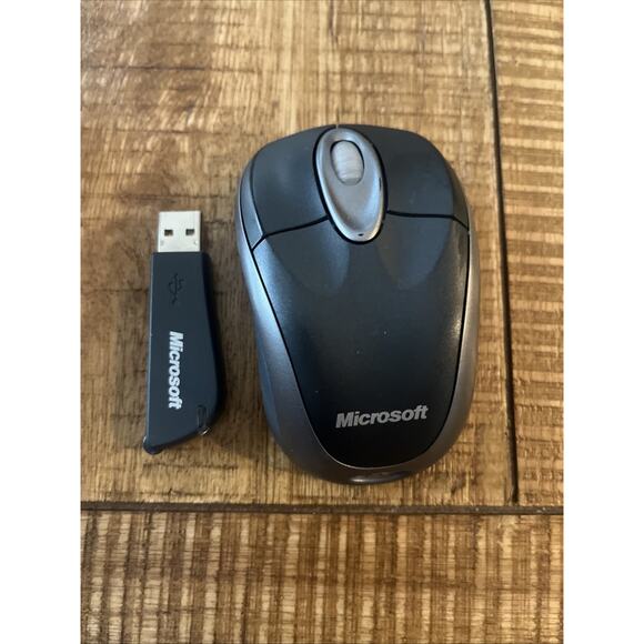 Microsoft Other - #I) Microsoft Wireless Notebook Optical Mouse 3000 MSK-1056 & USB Receiver
